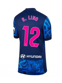 Atletico Madrid Samuel Lino #12 Ausweichtrikot für Frauen 2024-25 Kurzarm